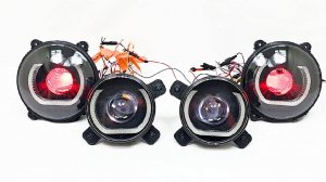 Volkswagen Golf II тюнинг проект светодиодные фары. Кастом проект.