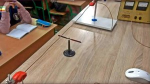 Урок 177 (осн). Действие магнитного поля на проводник с током. 480p  1,5x