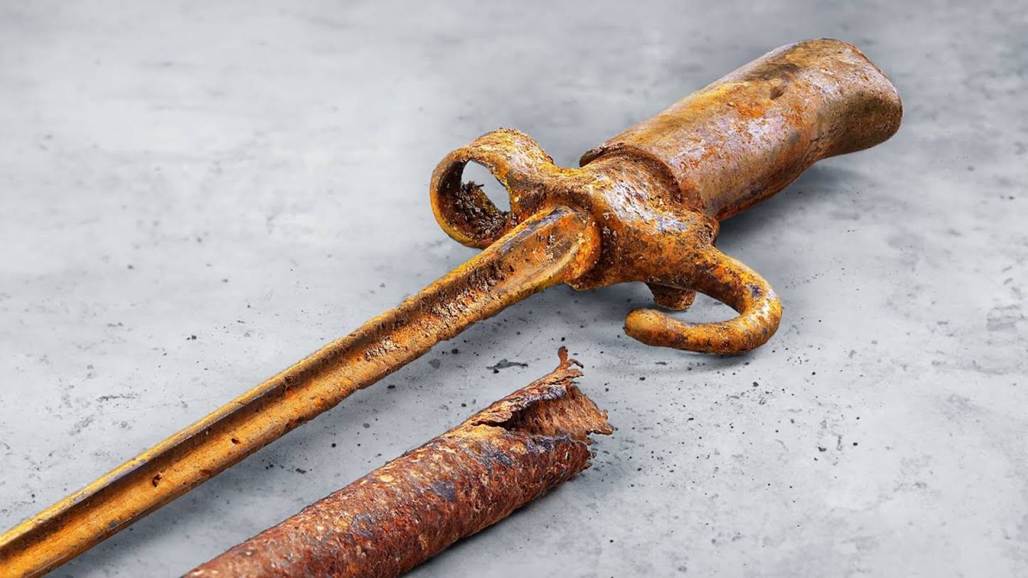 РЖАВЫЙ ШТЫК LEBEL 1886 ПРЕВРАТИЛСЯ В ЭКСПОНАТ! — НЕВЕРОЯТНАЯ РЕСТАВРАЦИЯ ФРАНЦУЗСКОЙ КЛАССИКИ смотреть онлайн