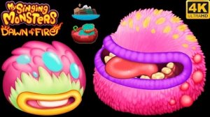 Устолос - Юный/Взрослый Все Песни и Анимации (My Singing Monsters Dawn Of Fire)