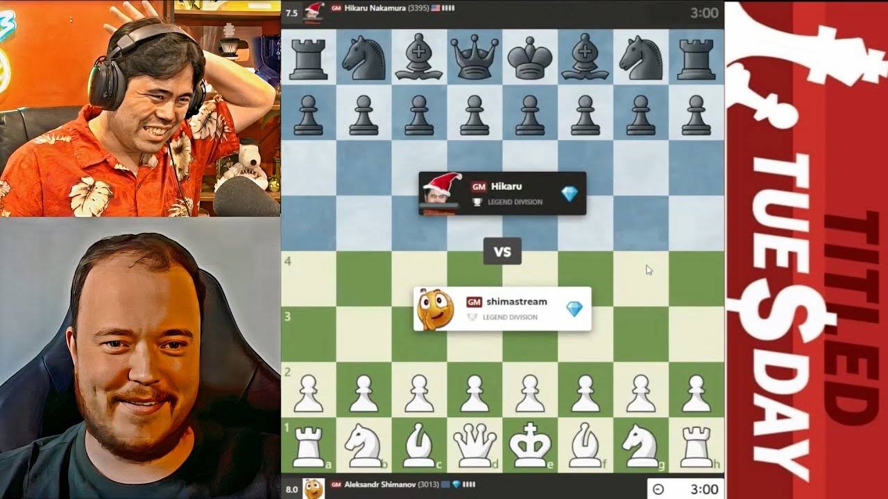 Пошла ПОДКРУТКА! Александр Шиманов - Хикару Накамура 12.08.2025 смотреть онлайн