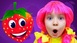 Детская песенка про Овощи и фрукты 🍓🍍Развивающая и обучающая мультик песенка для малышей