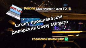 Премиальная прошивка для ГУ Geely Monjaro от официального дилера ✅ Без снятия гарантии- официально ?