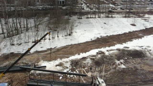 Работа  экскаватора погрузчика (1)