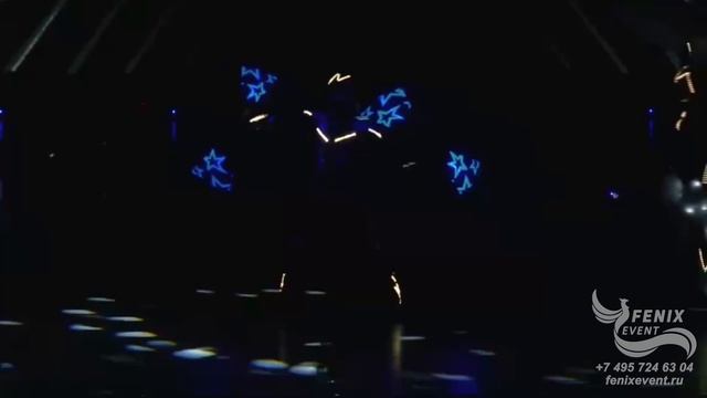 Заказать эффектное световое шоу на праздник и корпоратив в Москве - номер Световые птицы на свадьбу смотреть онлайн