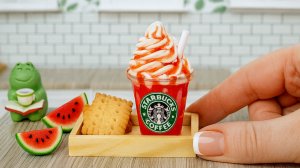 Потрясающе Вкусный Арбузный Милкшейк 🍉🧋 Готовлю Миниатюрный Напиток! 😍 Мини Кухня