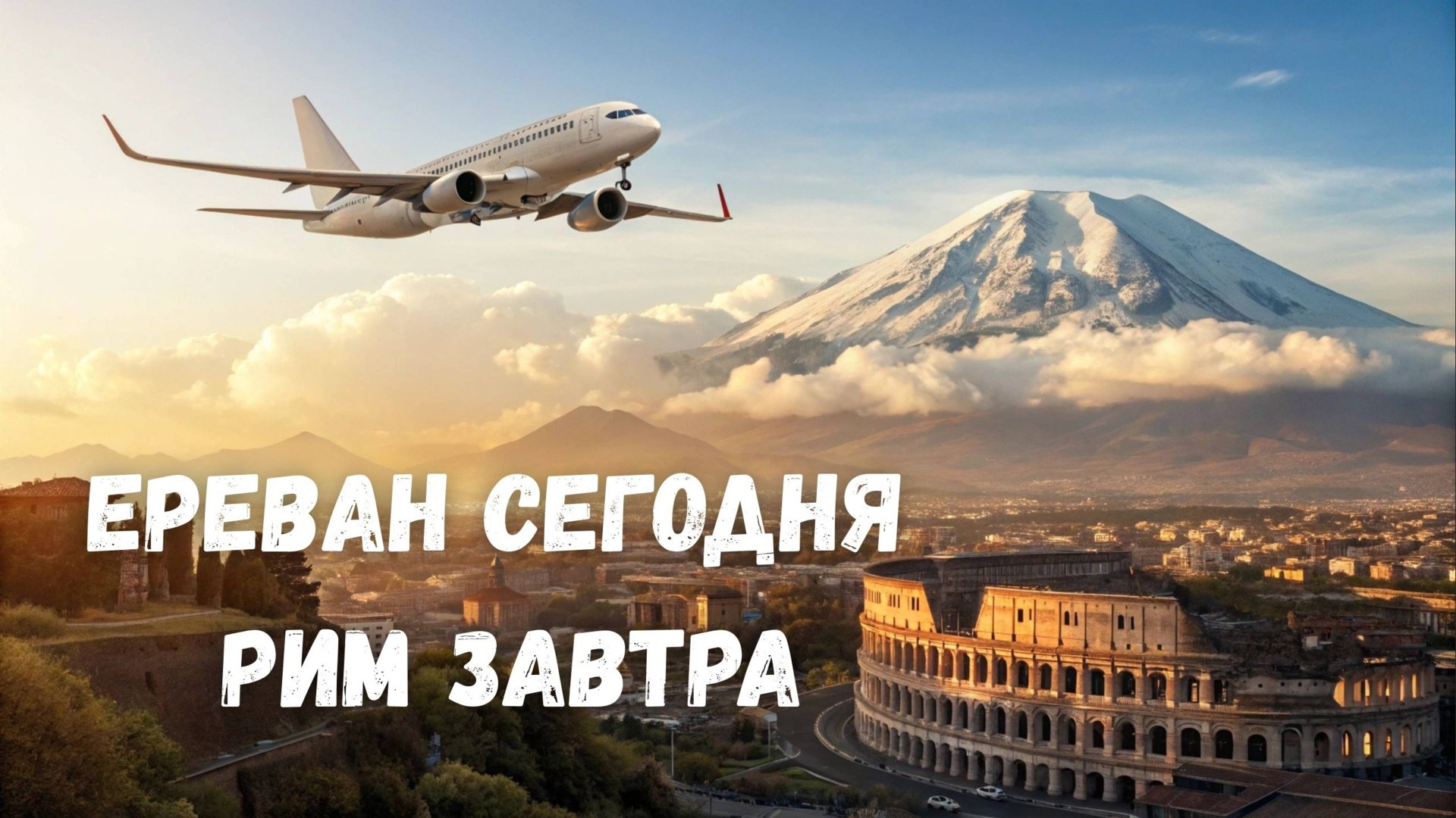 В Рим через Армению: Ереван на ладони и перелёт в Рим.