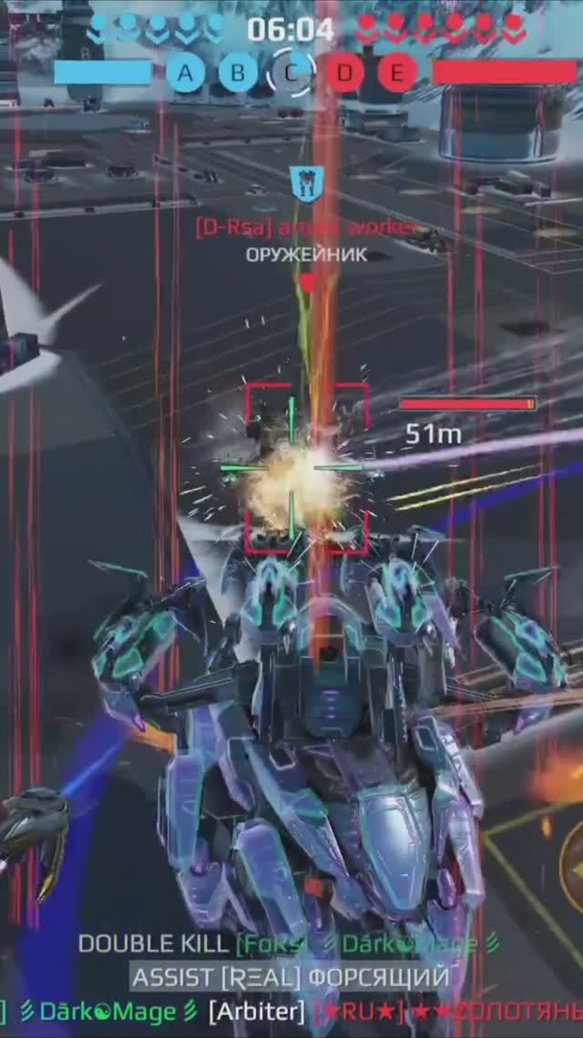 Новый робот Steel Stryx сносит фулового нового титана Аталаса за 6 выстрелов за 8 секунд War Robots смотреть онлайн