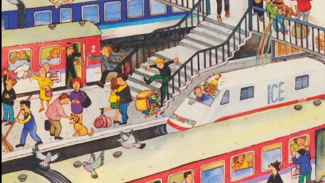 На вокзале Составлем текст по картинке + АУДИРОВАНИЕ