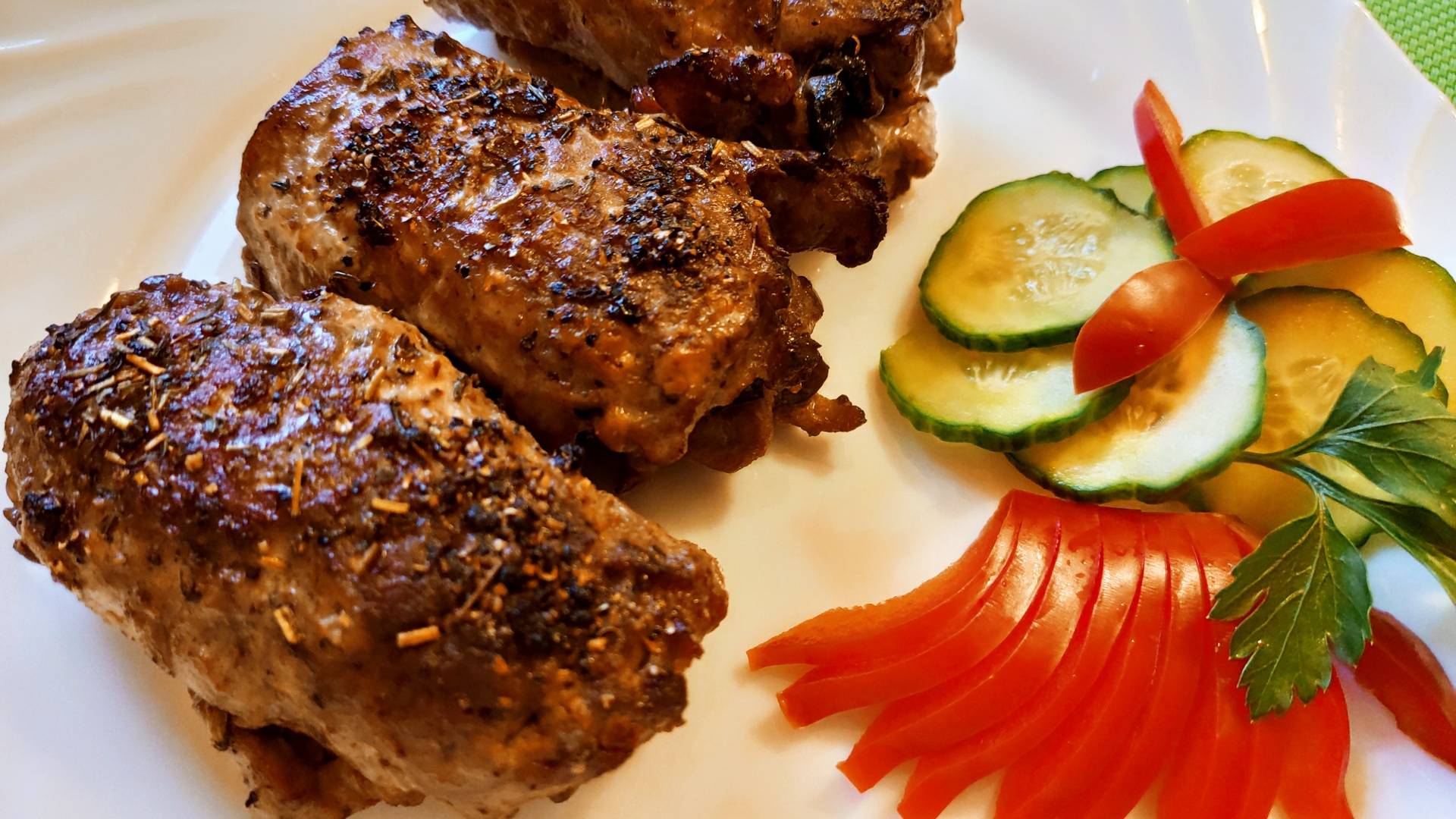 Рулетики с мясом и грибами смотреть онлайн