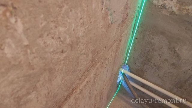 Проверяем стену лазернымуровнем.mp4 смотреть онлайн