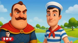 ШОУ ПРИВЕТ СОСЕД! ФЕОДАЛ ВАСИЛИЧ VS. МОРЯЧОК ЛЕХА! ИГРА HELLO NEIGHBOR ПРОХОЖДЕНИЕ МОДА SHORT MOD!