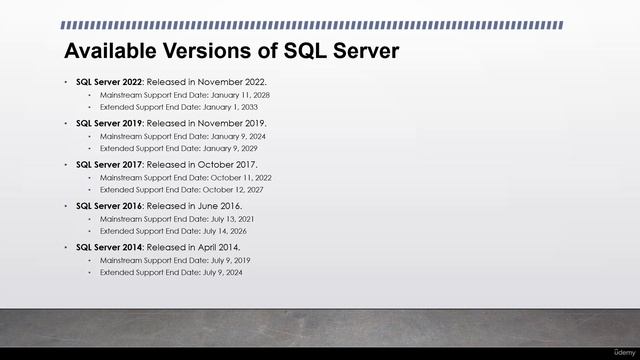 dba_3.2. Which Version Of SQL Server to Install смотреть онлайн