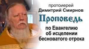 Проповедь по Евангелию об исцелении бесноватого отрока (2011.08.21). Протоиерей Димитрий Смирнов