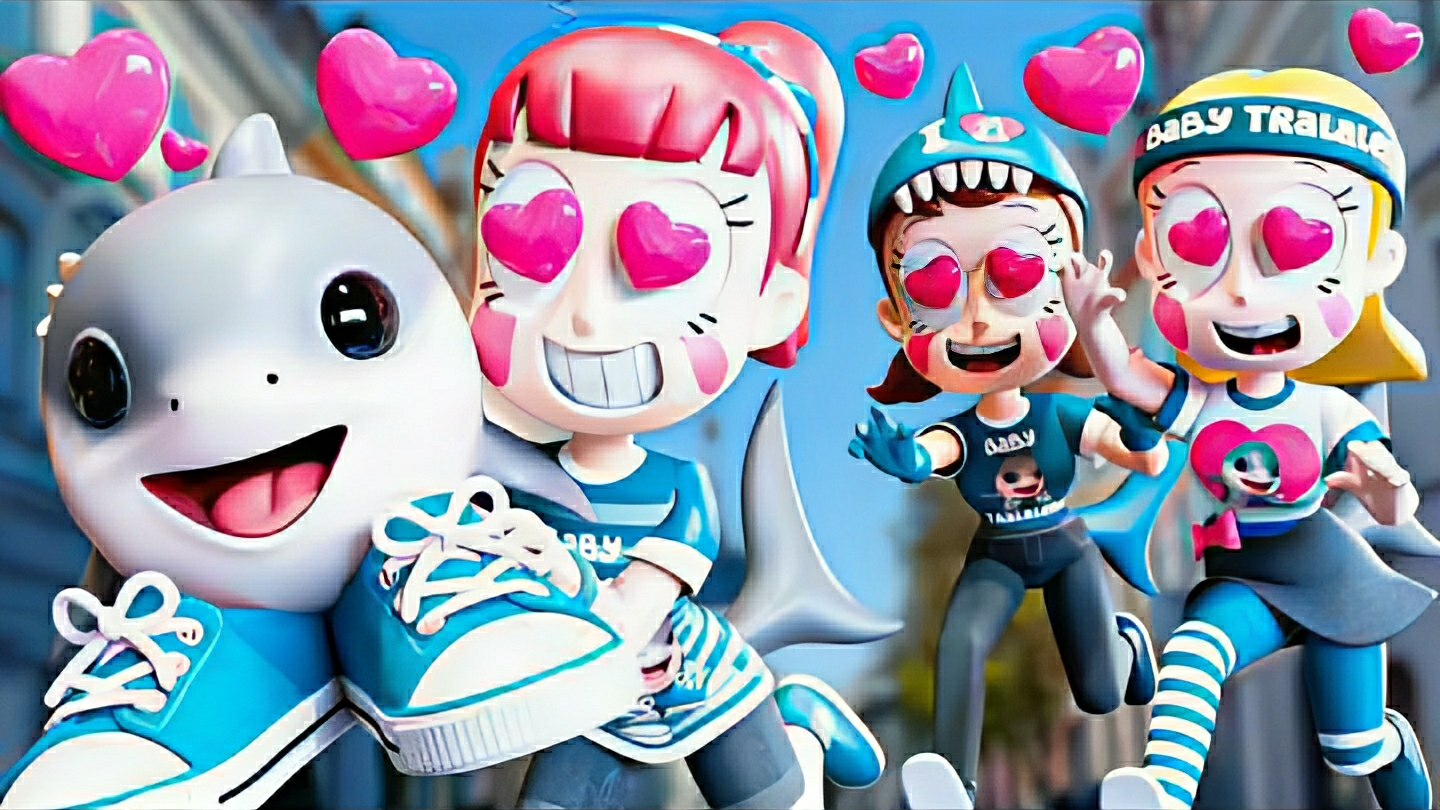 Ребенок Тралалеро Тралала в фан клубе. Tralalero Tralala