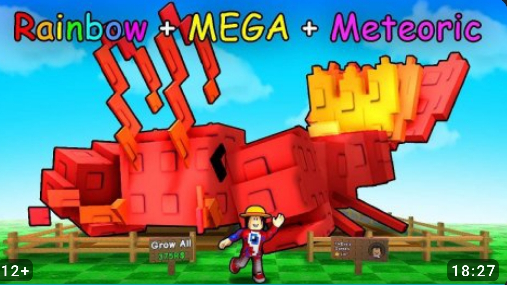 вырасти сад 🌱 Я ПОЛУЧИЛ ВСЕ МУТАЦИИ НА ЛОБСТЕРА в Grow a Garden Roblox смотреть онлайн