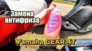 Замена антифриза на Yamaha Gear 4t #yamaha #yamahagear #gear