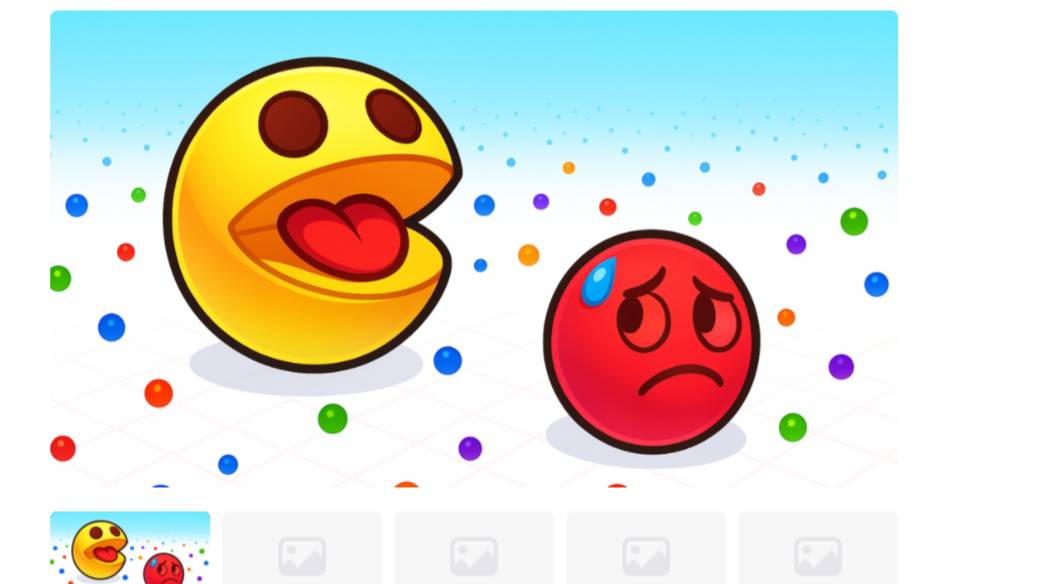 симулятор еды с мячом