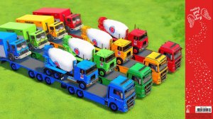 Мультики для малышей про машинки грузовики. Мультики для детей про яркие грузовички бетономешалки