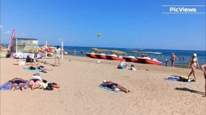 Анапа Витязево сегодня 15 августа 2025. Обстановка на пляже море и погода сейчас в Анапе. Сезон 2025