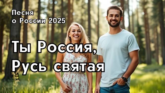 "Ты Россия, Русь святая!"- красивая песня о России смотреть онлайн