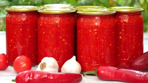 🍅🌶АДЖИКА "КОБРА" НА ЗИМУ – САМЫЙ ПРОСТОЙ И ВКУСНЫЙ РЕЦЕПТ!