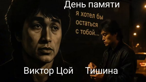 Тишина Виктор Цой нейросеть 2025