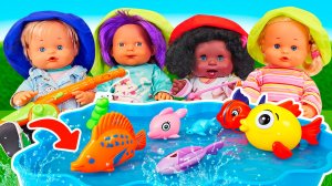 Рыбалка в Детском Садике!  Кто поймает самую большую рыбу?!