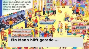 40 немецких предложений по одной картинке + АУДИРОВАНИЕ Тема Торговый центр