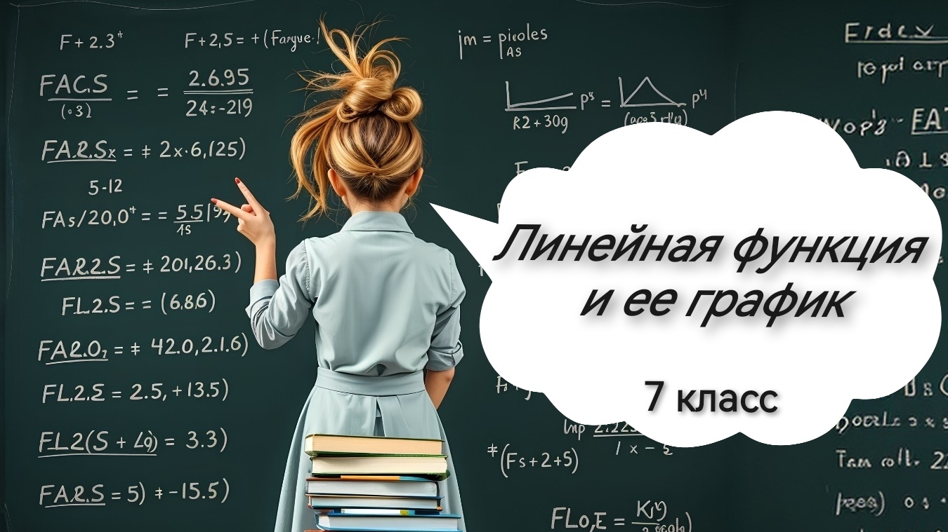 Линейная функция и ее график. Алгебра. 7 класс.mp4 смотреть онлайн