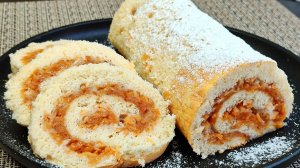 Рулет с яблоками.