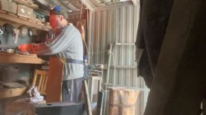 Ковка клинка из прутка х12мф без редактирования