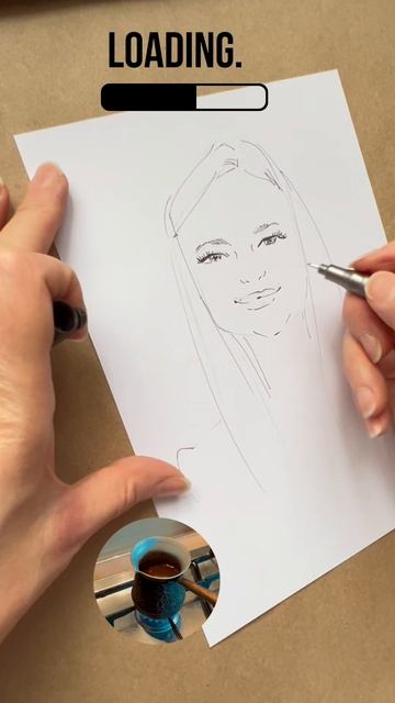 Рисую пока варится кофе 2