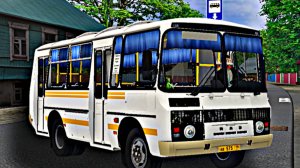 Omsi 2. ПАЗ-32054 [2004]. Карта: Деревенька. Маршрут №150.