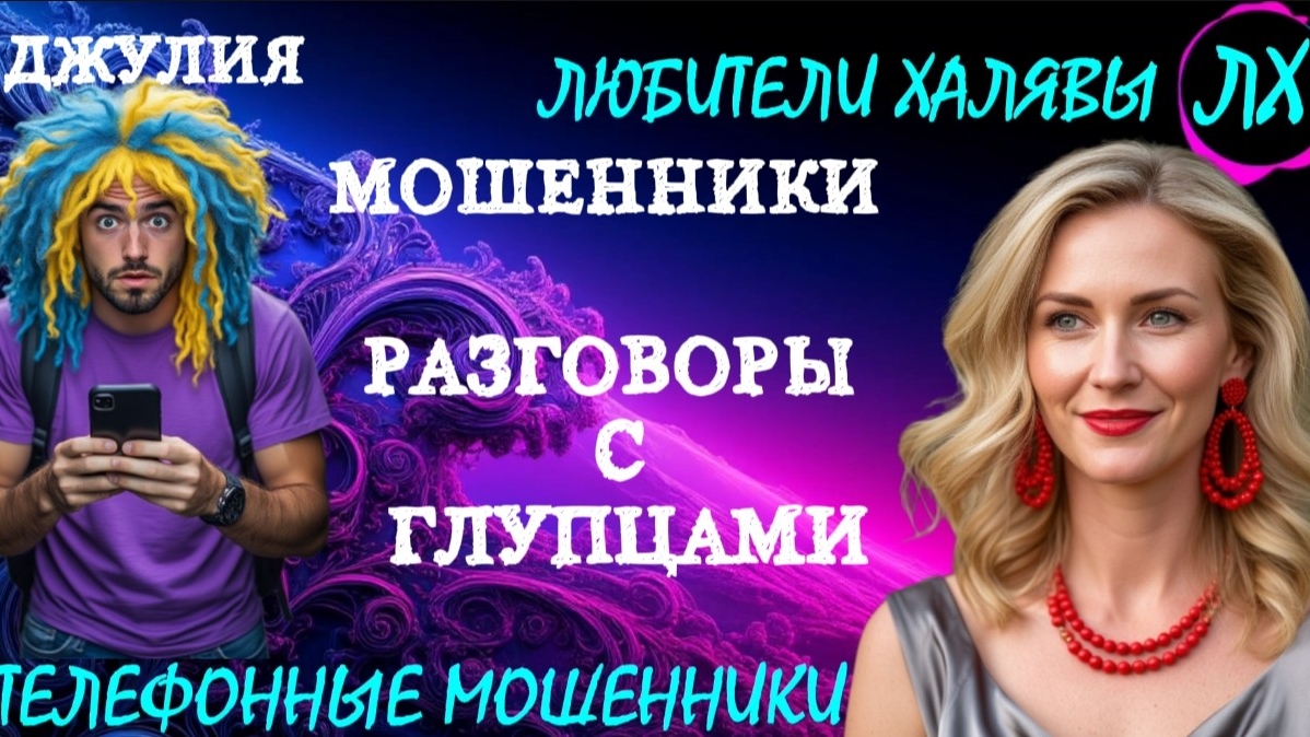 💫 ДЖУЛИЯ. РАЗГОВОРЫ С ГЛУПЦАМИ | ТЕЛЕФОННЫЕ МОШЕННИКИ смотреть онлайн