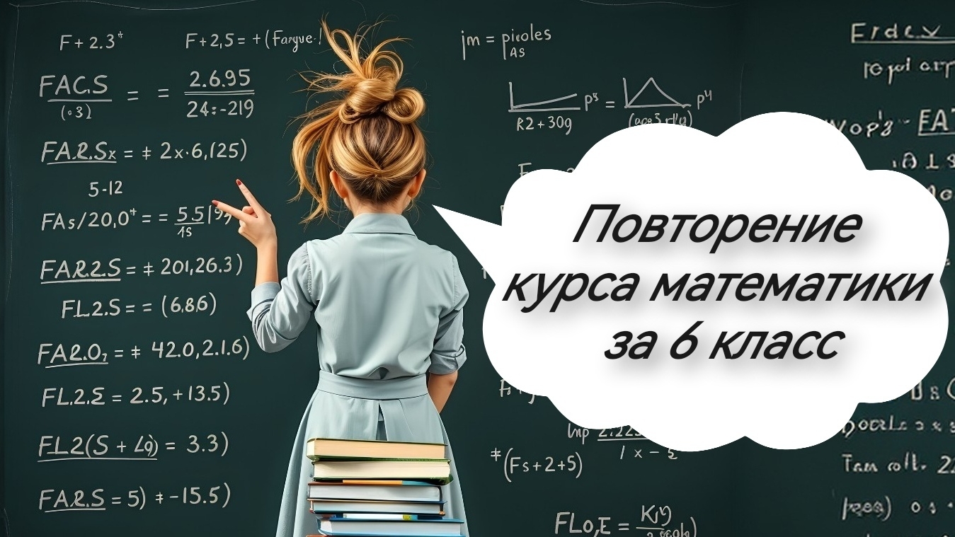 Повторение математики за курс 6 класса. Для поступающих в 7 класс. смотреть онлайн