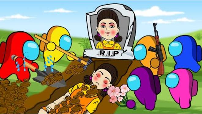 AMONG US ПРОТИВ ИГРЫ В КАЛЬМАРА. смотреть онлайн