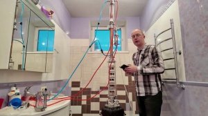 Дробный перегон спирта-сырца на грушевый спирт на тарельчатой колоне.