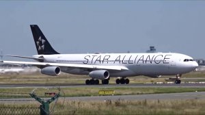 Подборка взлет и посадка самолета аэропорт Франкфурт-на-Майне Германия