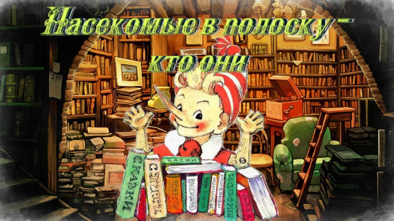 Воскресные истории с Буратино. Д. Селиверстова Насекомые в полоску - кто они_ смотреть онлайн