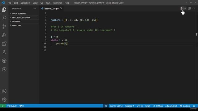 12 -While Loops смотреть онлайн