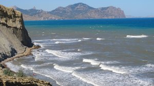 Крым. Солнечная долина. Пляжи и шторм.