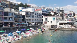 Обзор первой линии поселка Утес. Крым. Отдых на море