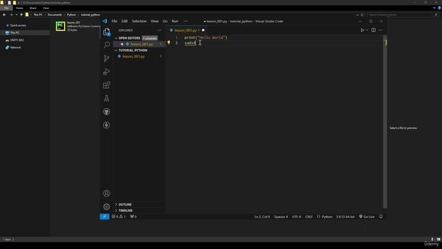 3 -Setting up VSCode смотреть онлайн