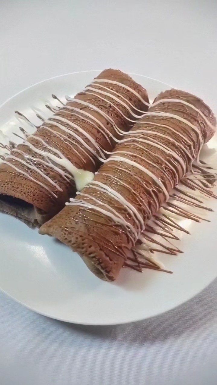 Блинчики из шоколадного мороженого 🍨