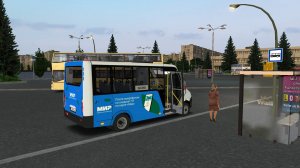 Поездка на GAZ-A64R32 Cityline по маршруту №100 по карте Могэс