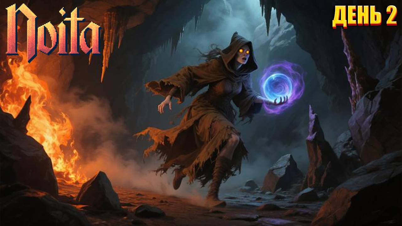 Проходим Noita | День 2 (стрим) смотреть онлайн