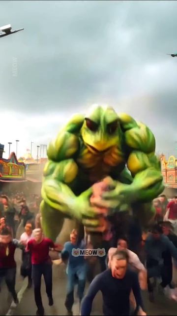 🐱💥🐸Котенок превращается в гигантскую ЛЯГУШКУ- МОНСТРА🐾😲#анимация #суперкоты #веселыекоты #коты