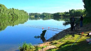 Донка + Фидер ! Ловля леща на ОКЕ! Рыбалка в июле 2022!