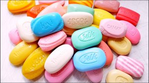 АСМР ШУРШАНИЕ. РАСКЛАДЫВАЮ ЯРКОЕ МЫЛО. ШЕЛЕСТ И ШУРШАНИЕ УПАКОВКОЙ.